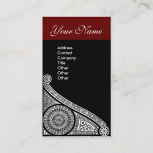 RENAISSANCE Red brown Visitekaartje