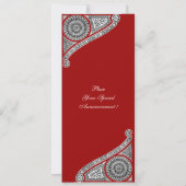 RENAISSANCE ,rood Kaart (Achterkant)