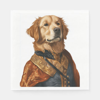 Renaissance Rover � Klassieke Kunst Hond Servet