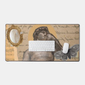 Renaissance Schattigee Collage Boeken Mixed Media Bureaumat (Keyboard & Muis)