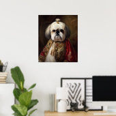 Renaissance Shih Tzu Poster (Thuiskantoor)