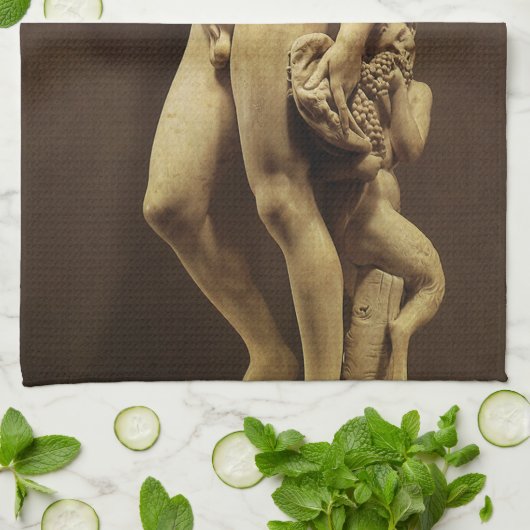  renaissance status Bacchus door Michelangelo Theedoek (Gevouwen)