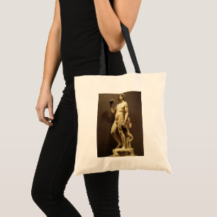 renaissance status Bacchus door Michelangelo Tote Bag