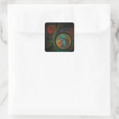 Renaissance Sticker Carré Art Abstrait (Sac)