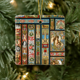 Renaissance thema's Textiel en stoffen Keramisch Ornament