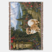 Renaissance Tibetaanse Spaniel Deken (Voorkant Verticaal)