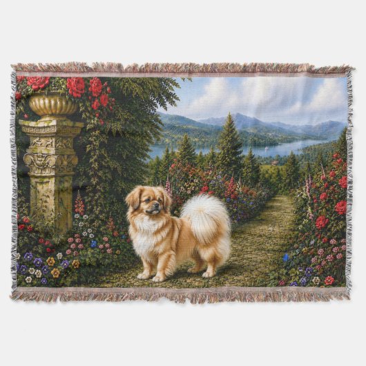 Renaissance Tibetaanse Spaniel Deken (Voorkant)