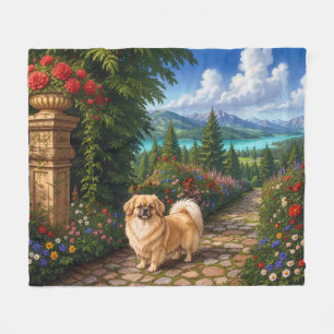 Renaissance Tibetaanse Spaniel Fleece Deken
