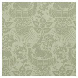 Renaissance Unicorn Garden, Spring Green Stof