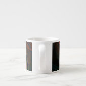 Renaissance Vert Art Abstrait Espresso Mug (Dos)