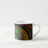 Renaissance Vert Art Abstrait Espresso Mug (Droite)