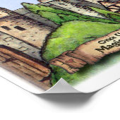 Renaissance Village Painting Poster (Hoek)