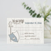 Renaissance Wedding Arms Response Kaart (Staand voorkant)