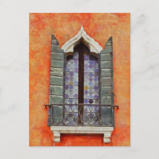 Renaissance Window Art Briefkaart (Voorkant)