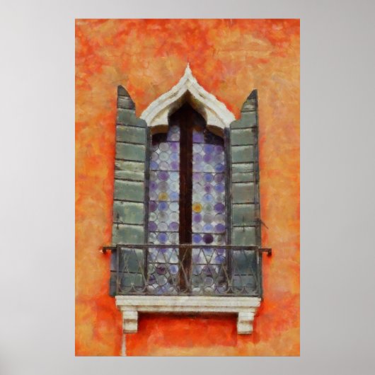 Renaissancevenster Poster (Voorkant)