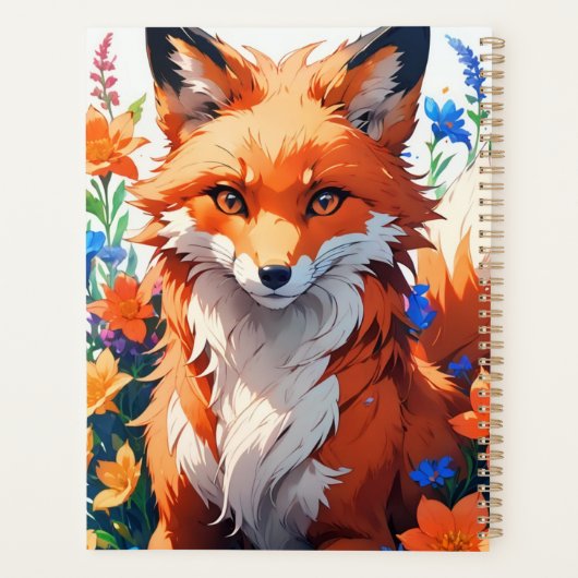 Renard à fleurs (Dos)