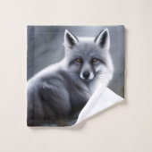 Renard arctique magnifique (Gant de toilette)