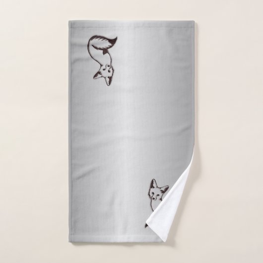 Renard argenté (Serviette à main)