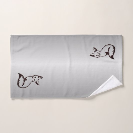 Renard argenté (Serviette à main)