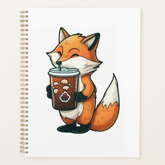 Renard avec une tasse (Devant)