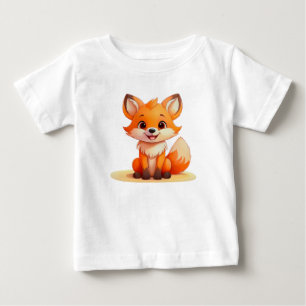 Renard Bébé Mignon – Design de T-Shirt pour Enfant