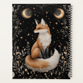 Renard céleste mystique et fleurs (Dos)