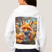 Renard dans la prairie (Dos)