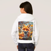 Renard dans la prairie (Dos entier)