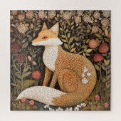 Renard dans le puzzle de jardin (Vertical)
