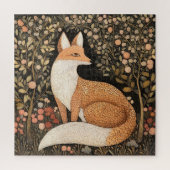 Renard dans le puzzle du jardin (Vertical)