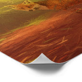 Renard d'automne Imprimer, Poster de valeur Papier (Coin)