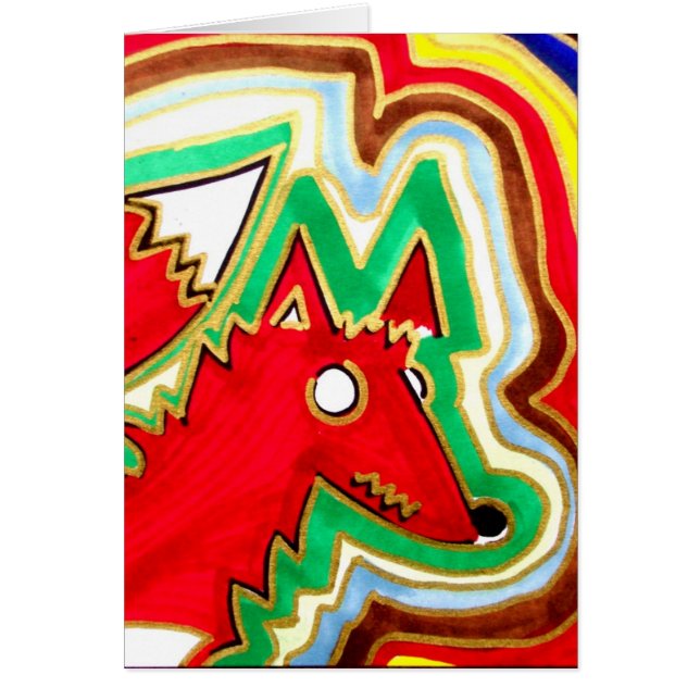 Renard de boom de couleur (Devant)