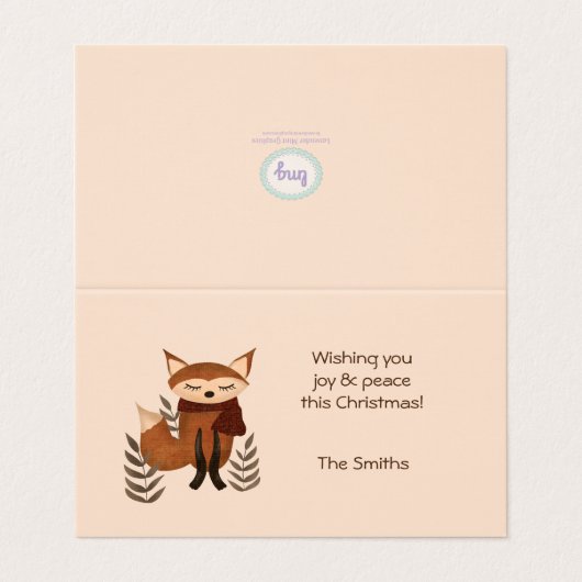 Renard d'hiver avec Écharpe (Outside Unfolded)