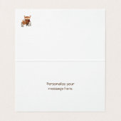 Renard d'hiver avec Écharpe (Inside Unfolded)