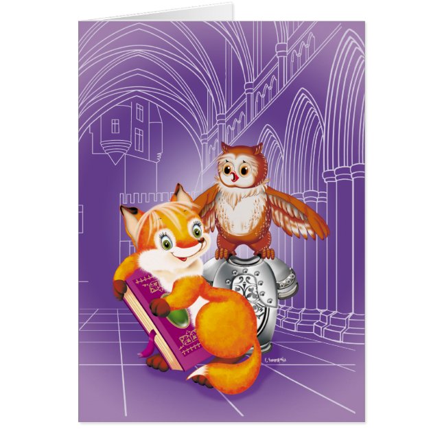 renard et hibou (Devant)