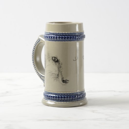 Renard face café Mug (Devant gauche)