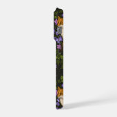 Renard, fleurs et lierre, vert, orange et viole (Côté gauche)