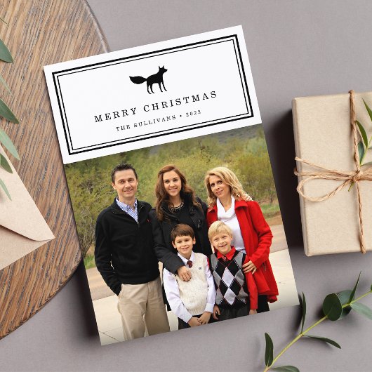 Renard hivernal | Carte photo de vacances