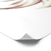 Renard magique - Poster blanc (Coin)