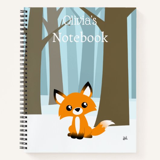 Renard Mignon dans le Cahier de Neige (Devant)