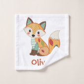 Renard Patchwork Mignon (Gant de toilette)