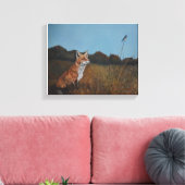 Renard rouge avec toile d'animaux sauvages Bluebir (Insitu(Salon))