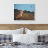 Renard rouge avec toile d'animaux sauvages Bluebir (Insitu(Chambre))