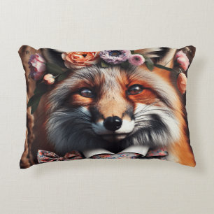 Renard sauvage portant une cravate coussin mignon