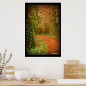 Renard sur le Golden Path Poster ~ Imaginaire (Cuisine)