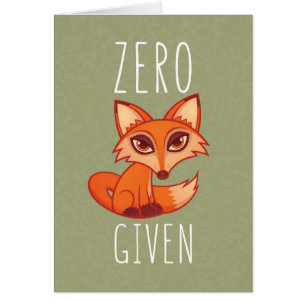 Renard zéro donné