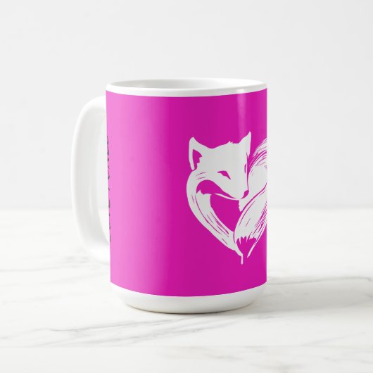 Renards d'amour - blanc de tasse (Devant gauche)