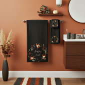 Renards d'automne avec texte personnalisable