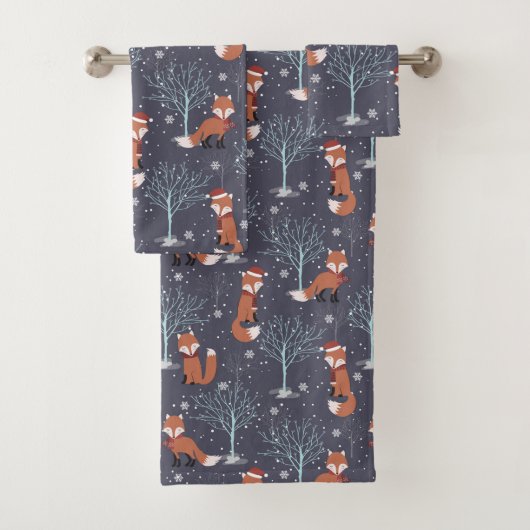 Renards d'hiver mignons (En situation)