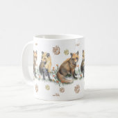 Renards rouges, Mug classique, 11 oz (Devant gauche)